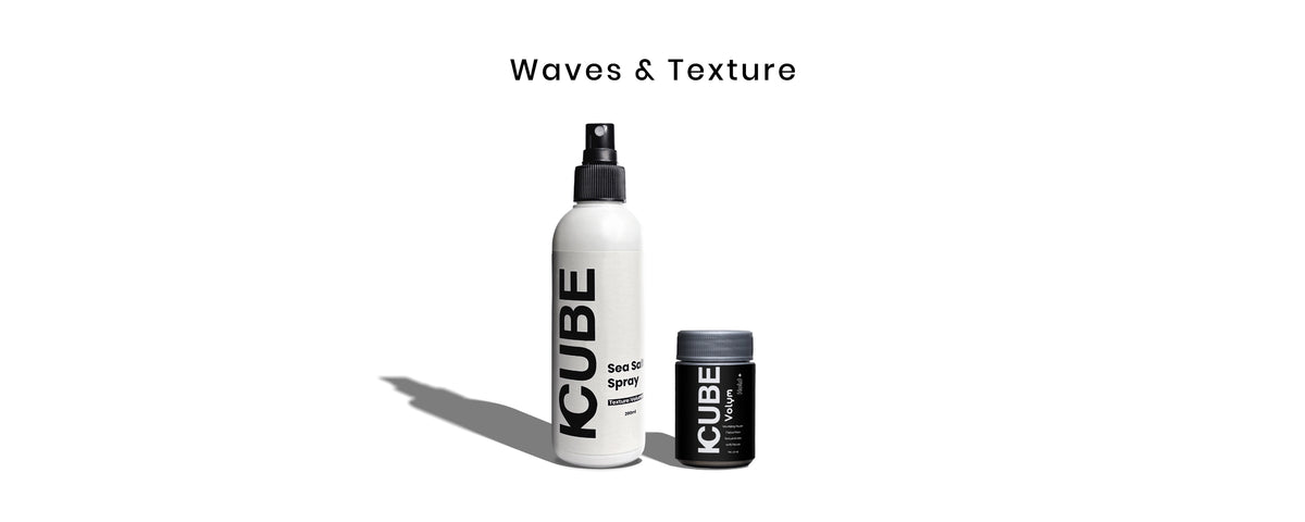KCUBE Sea Salt Spray and Volumizing Texture Powder bundle in Pakistan